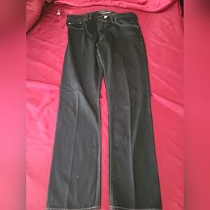 Banana Republic The Traveler Pants Jeans Mens 35x32 Black Slim FitPre-owned